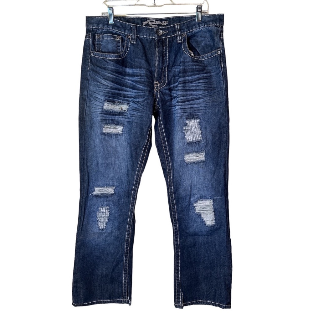 Request Jeans Destroyed Bootcut Size 36X30